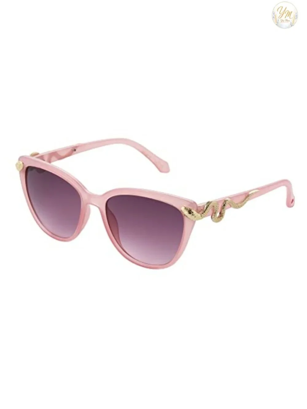 Betsey Johnson Serpentine Cat Eye Sunglasses, Scratch Resistant UV Protection,